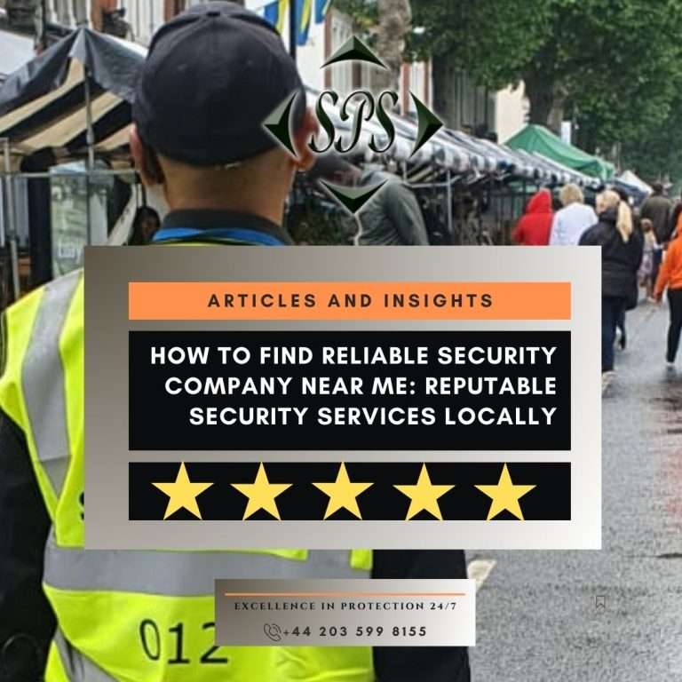 How to find a reputable security company near me