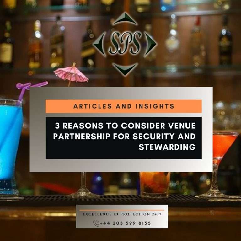 venue partnership for security and stewards